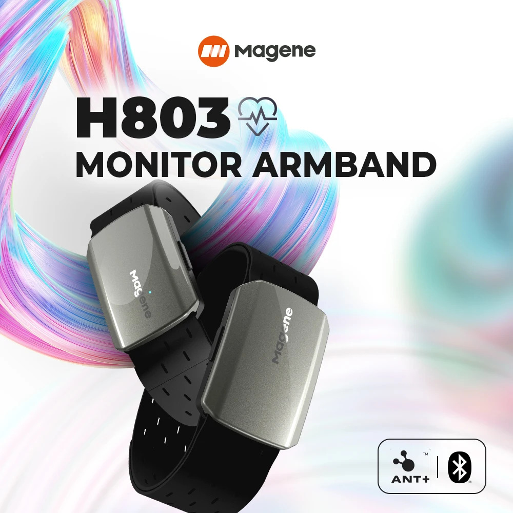 Sport Loop Strap - เครื่องวัดอัตราการเต้นของหัวใจ Magene H803 แบบสายรัดแขน รองรับโหมดคู่ Bluetooth