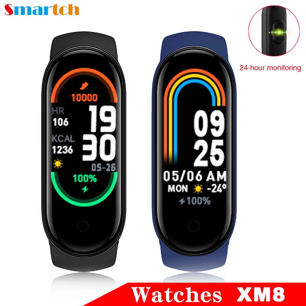 Smartwatch Custom - ใหม่กีฬาผู้ชายผู้หญิงสร้อยข้อมือเพลง Call เตือนนาฬิกากันน้ําสภาพอากาศ Smartwatch 24H Heart