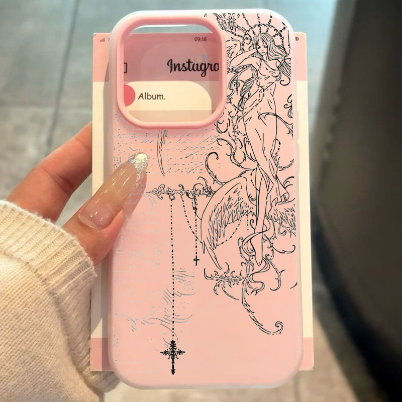 Samsung Galaxy S24 - เคสโทรศัพท์ลายกางเขนสไตล์กอธิคสำหรับ Samsung Galaxy S26 S25 S24
