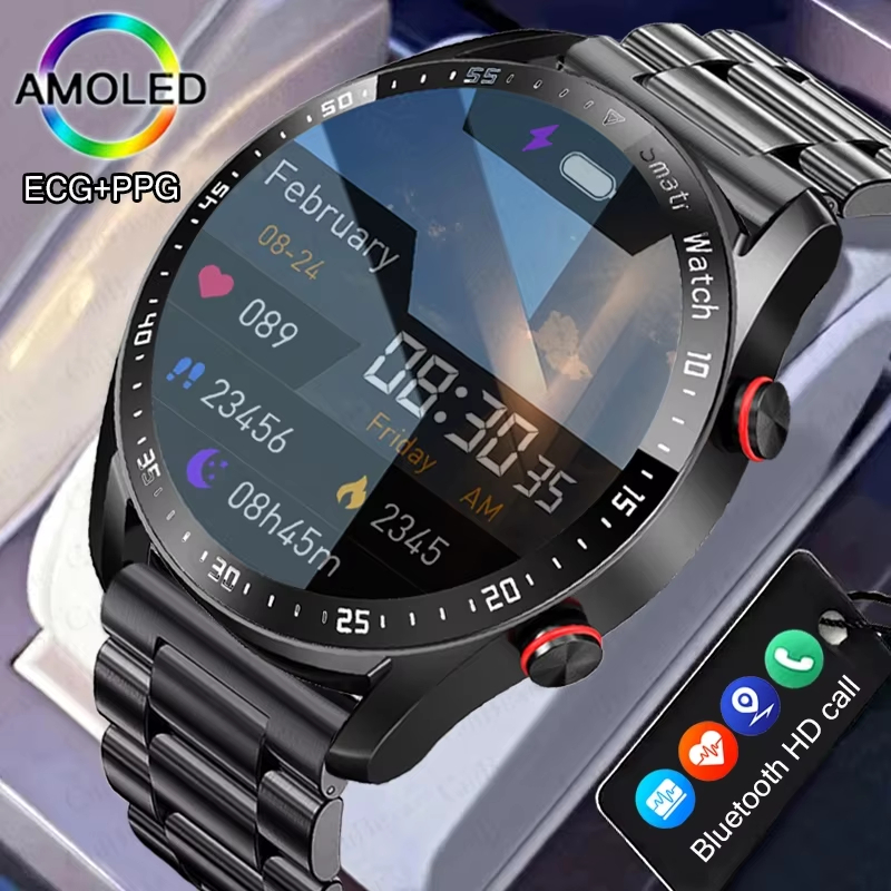 Smartwatch Custom - สมาร์ทวอทช์สำหรับกีฬา ผู้ชาย ผู้หญิง หน้าจอ HD พร้อมฟังก์ชัน
