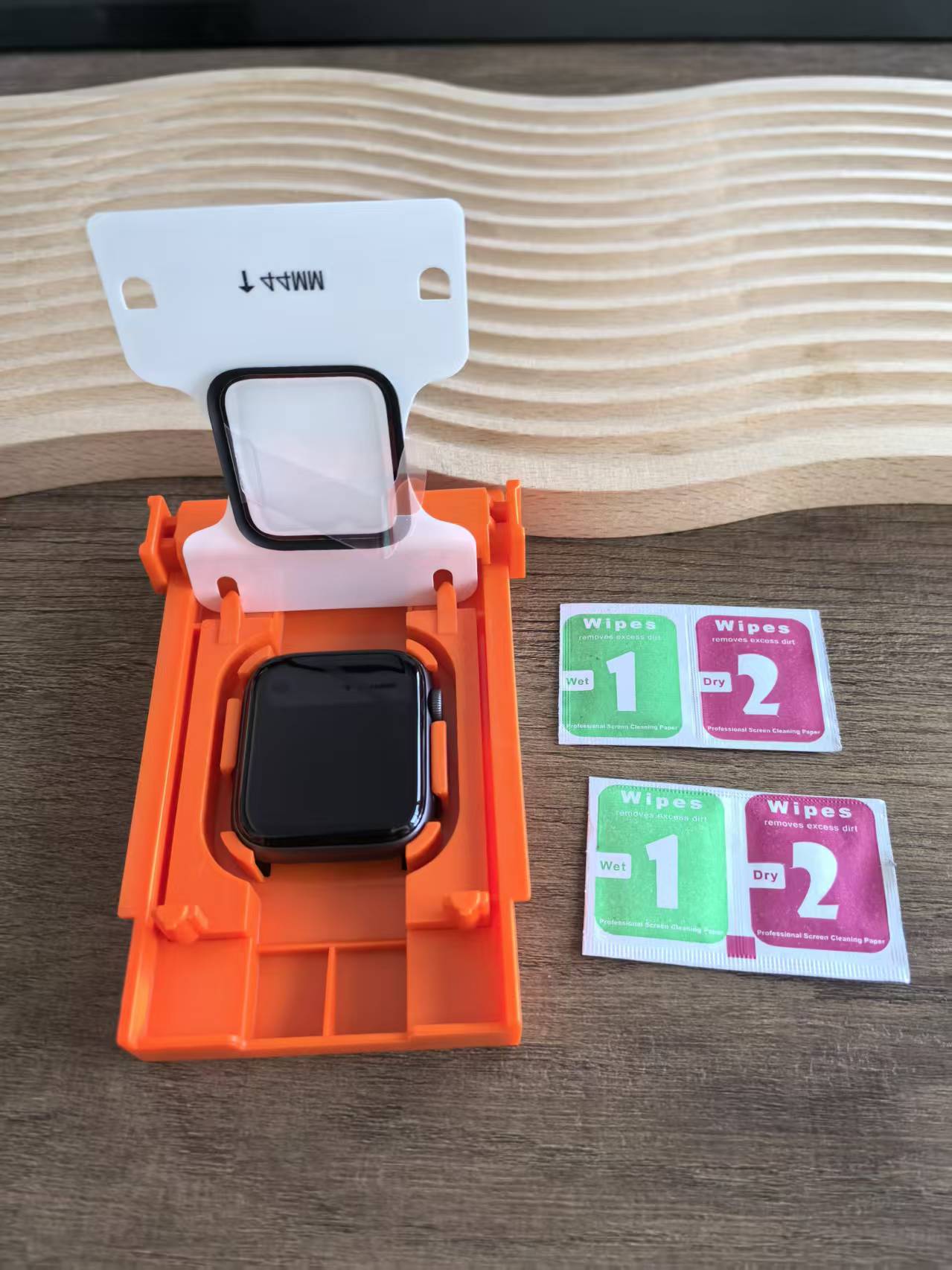 Watch Case Bumper - ชุดติดตั้งฟิล์มกันรอยหน้าจอแบบง่าย สำหรับ Apple Watch Ultra3-2 49