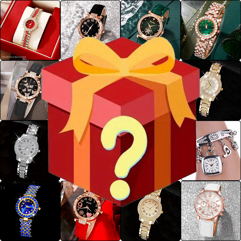 Accessories With Watch - 1 ชิ้น กล่องปริศนาเซอร์ไพรส์พร้อมอัตราชัยชนะ 100% สุ่มบรรจุนาฬิกาสําหรับผู้ชายที่แสดงในภาพ นี่คือ
