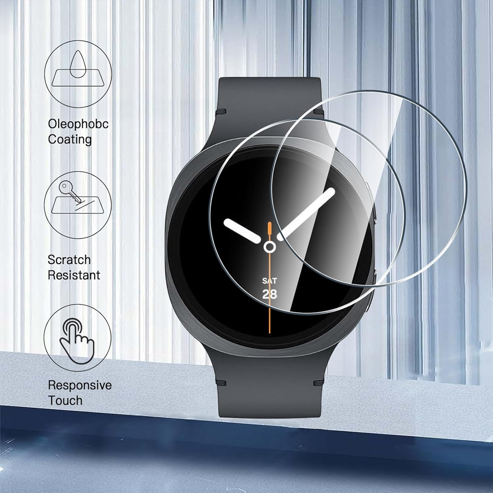 Watch Face Protector - ฝาครอบป้องกันหน้าจอสำหรับซัมซุงกาแล็กซี่วอทช์ 8/8 คลาสสิก 46 มม.44 มม.40