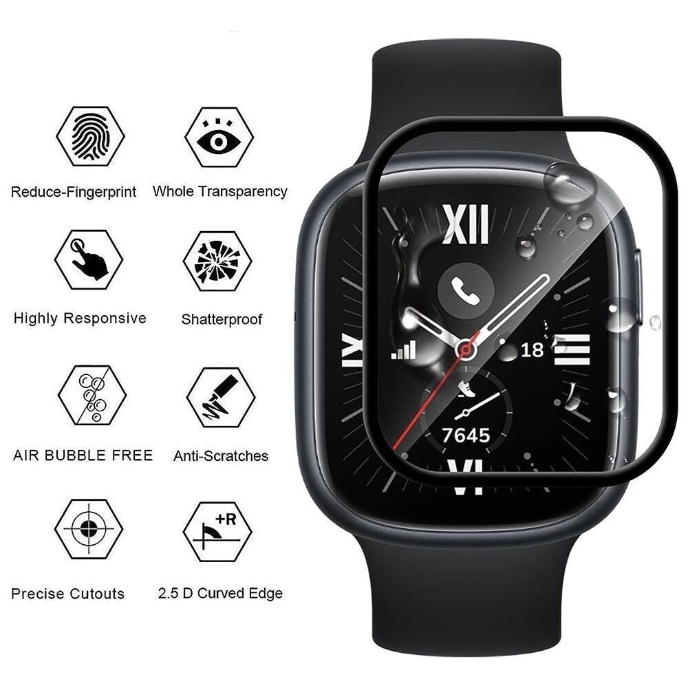 ฟิล์ม TPU แบบนุ่ม 1-5 ชิ้น สำห - Smartwatch Icon บทวิจารณ์และราคา