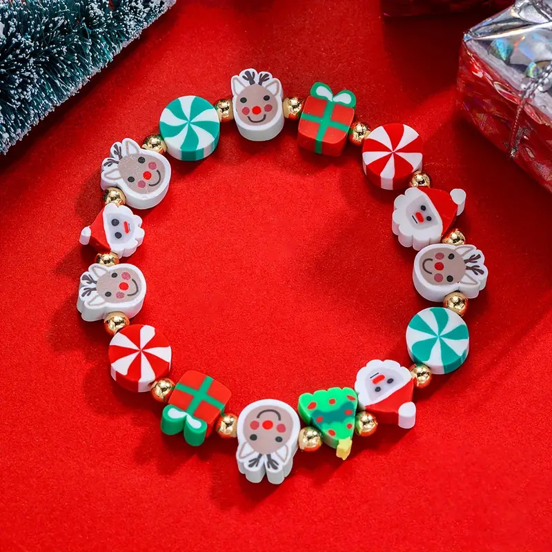 ยุโรปและอเมริกาคริสต์มาสสร้อยข - Ceramic Link Bracelet บทวิจารณ์และราคา