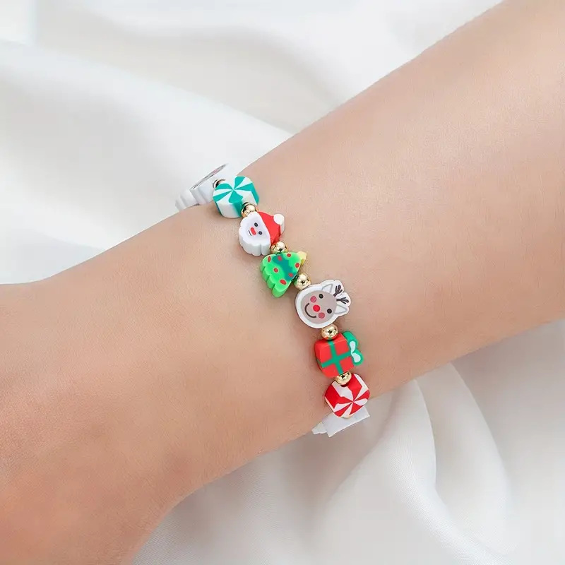 ยุโรปและอเมริกาคริสต์มาสสร้อยข - Ceramic Link Bracelet บทวิจารณ์และราคา