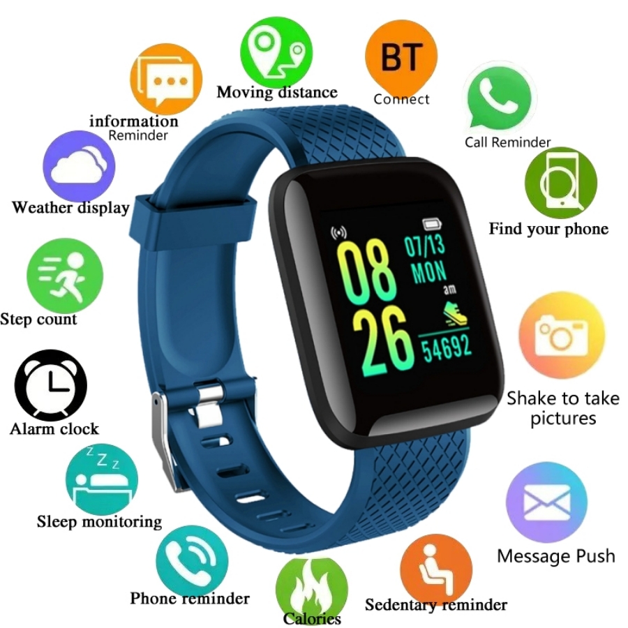 กีฬาSmartwatchสร้อยข้อมือฟิตเน - Android Smartwatch Accessories บทวิจารณ์และราคา