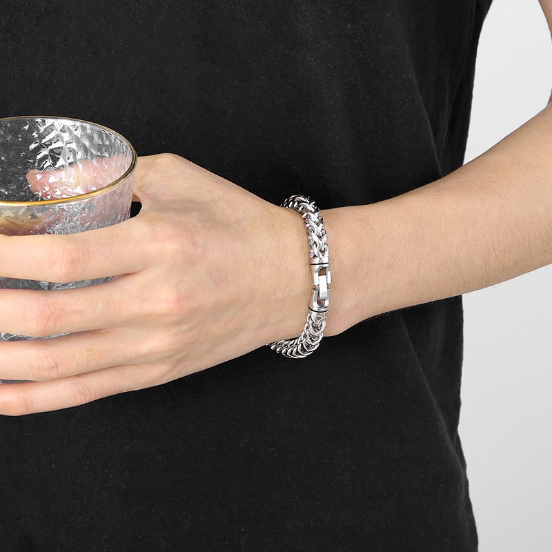 Rainbow bbracelet 10mm hip hop - Ceramic Link Bracelet บทวิจารณ์และราคา