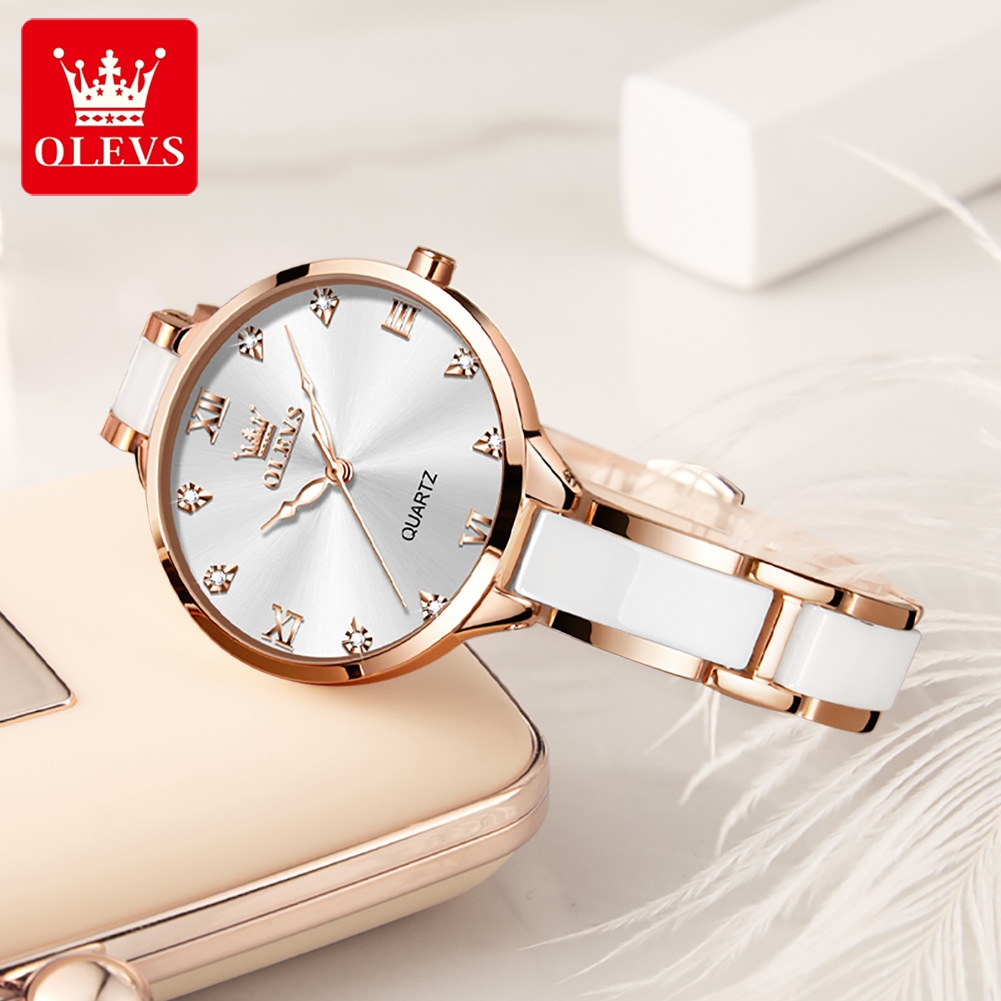 OLEVS 5872 นาฬิกาผู้หญิงนาฬิกา - Accessories With Watch บทวิจารณ์และราคา