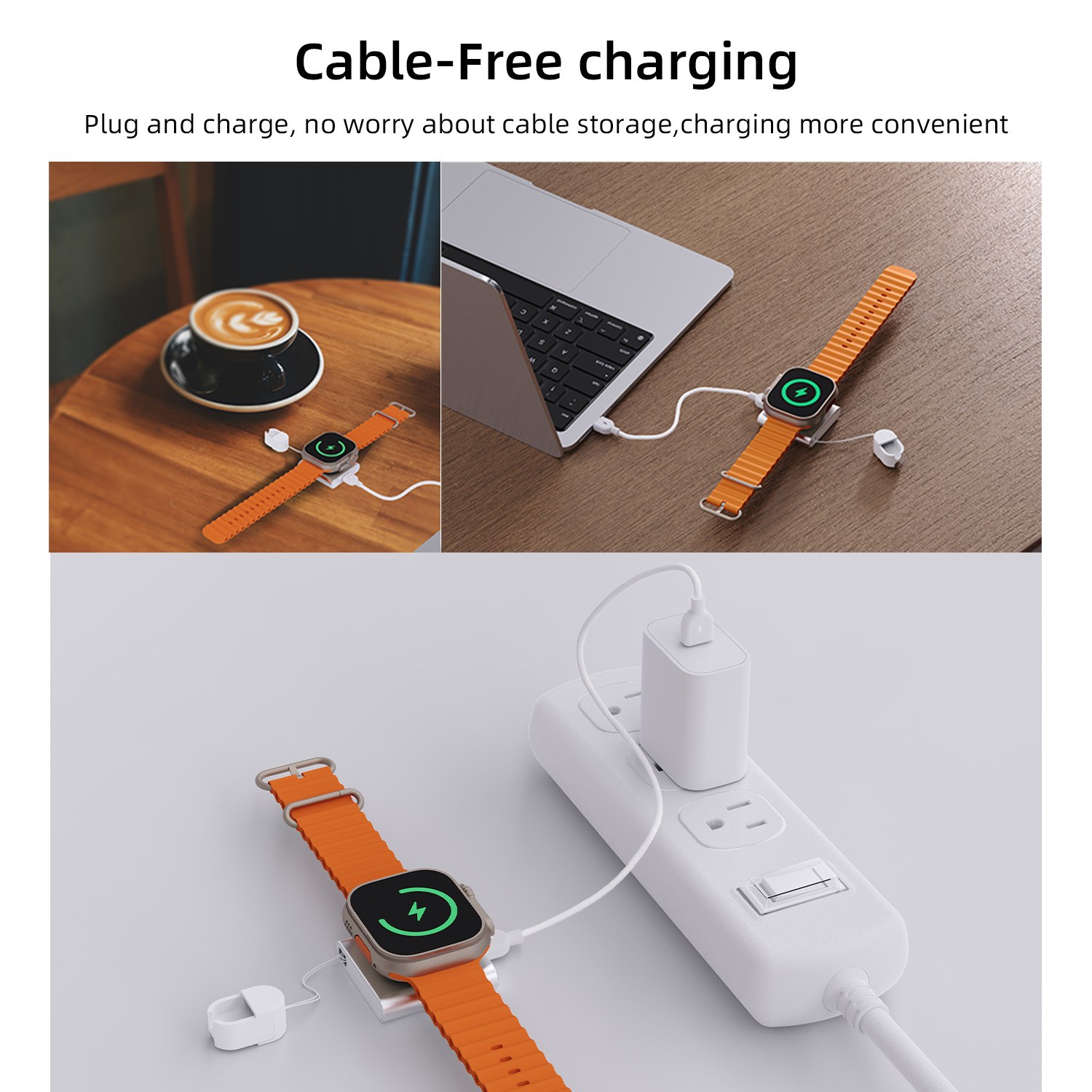 โบโนลาสำหรับแอปเปิ้ลวอทช์ชาร์จ - Watch Charger Cable บทวิจารณ์และราคา