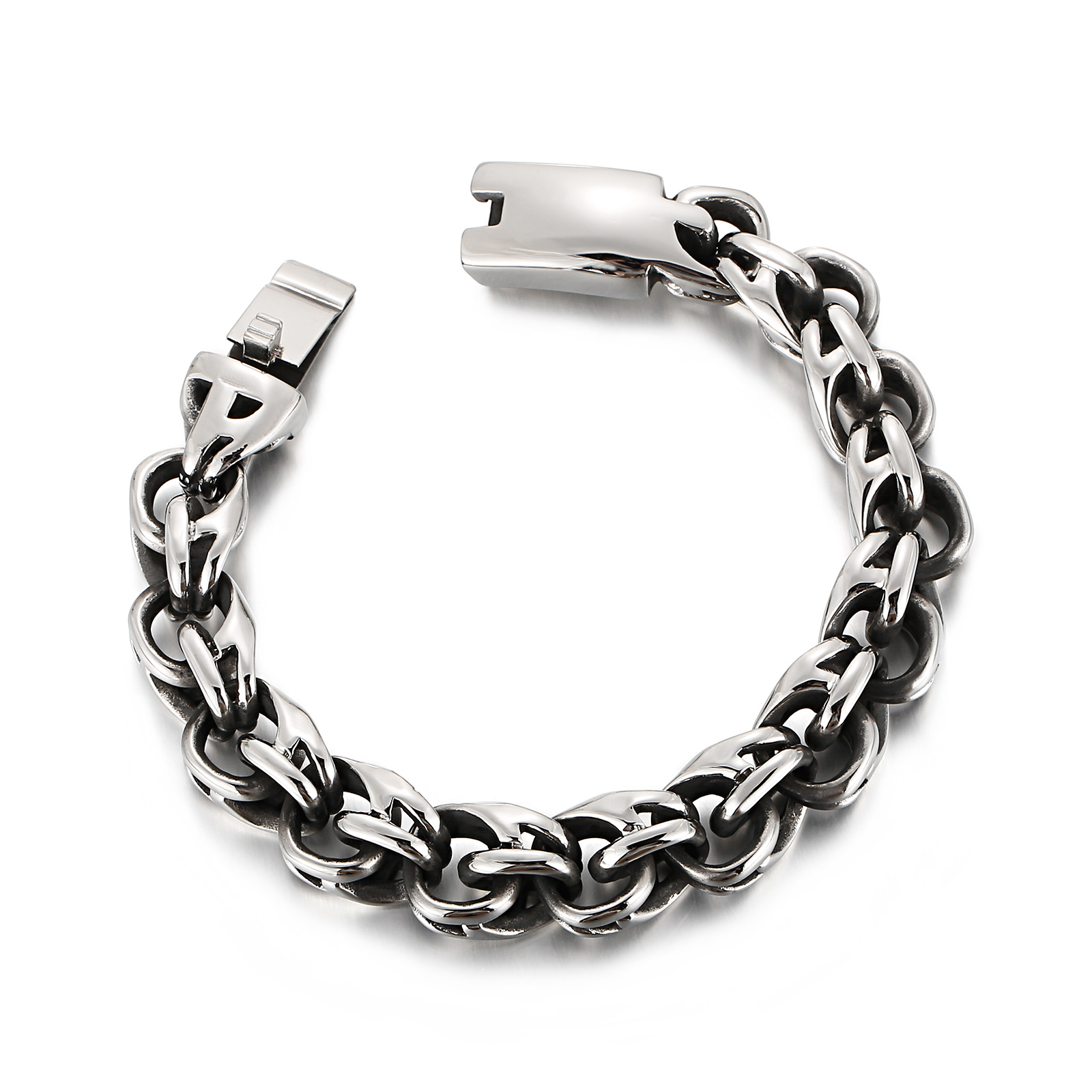Twisted Link Chain สร้อยข้อมือ - Ceramic Link Bracelet บทวิจารณ์และราคา