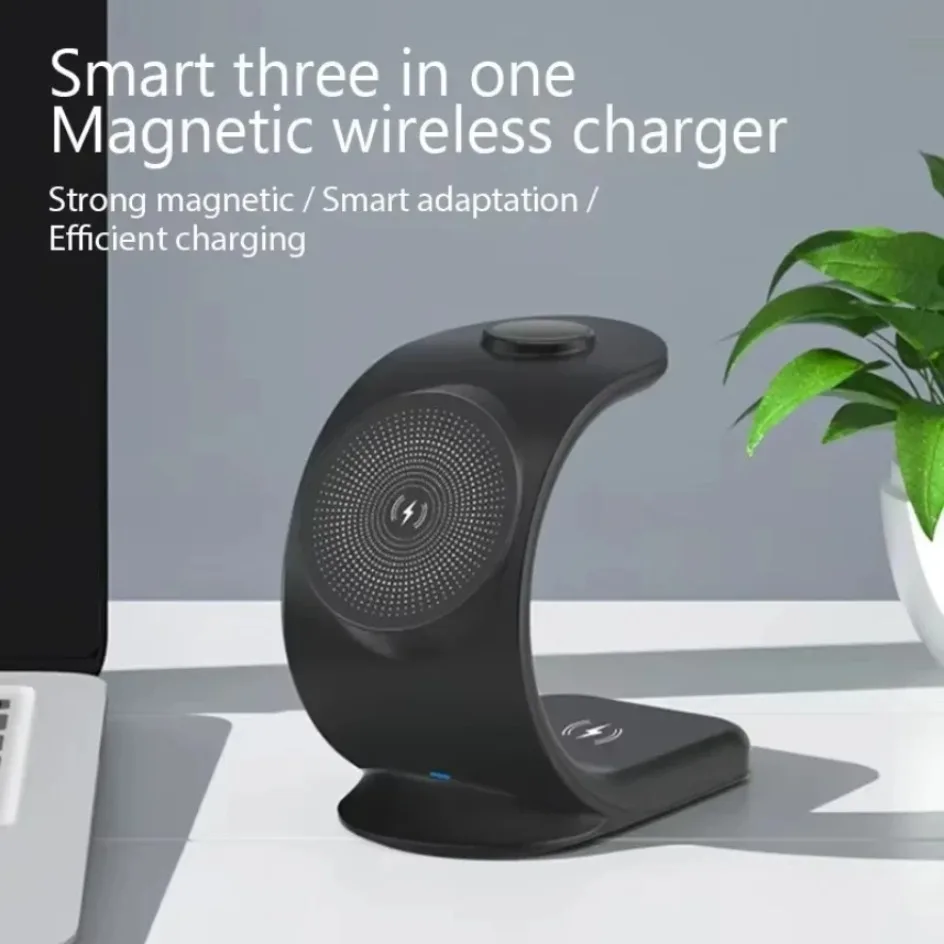 แท่นชาร์จไร้สายแม่เหล็ก 3 in 1 - Wireless Charger Watch บทวิจารณ์และราคา