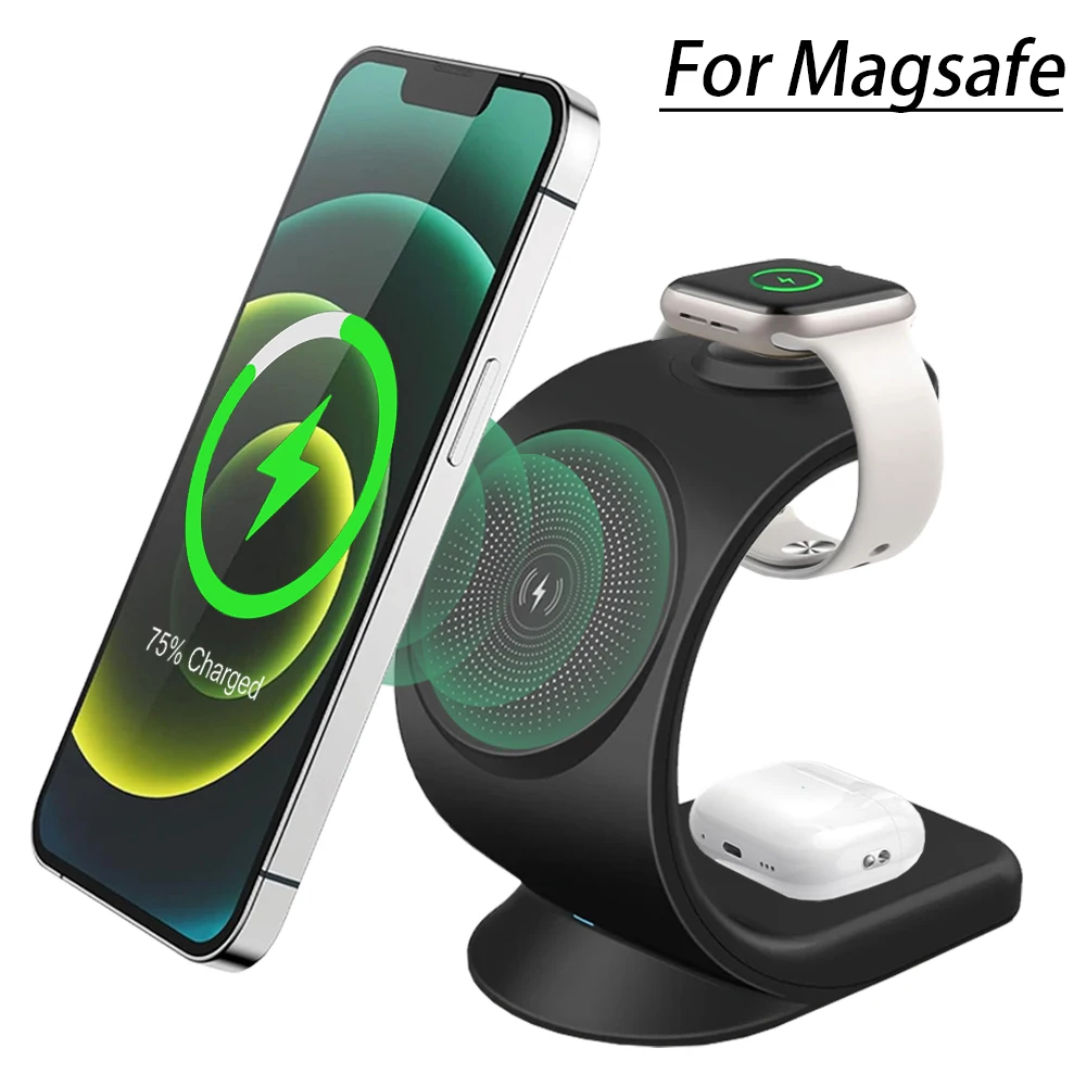 แท่นชาร์จไร้สายแม่เหล็ก 3 in 1 - Wireless Charger Watch บทวิจารณ์และราคา