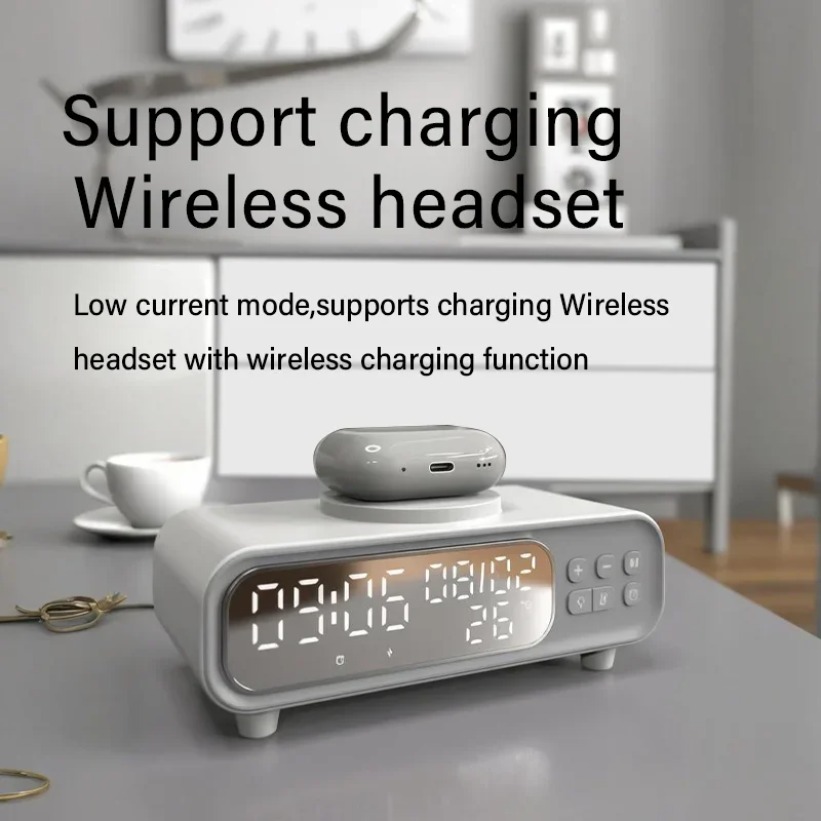เครื่องชาร์จไร้สาย 15W นาฬิกาป - Wireless Charger Watch บทวิจารณ์และราคา