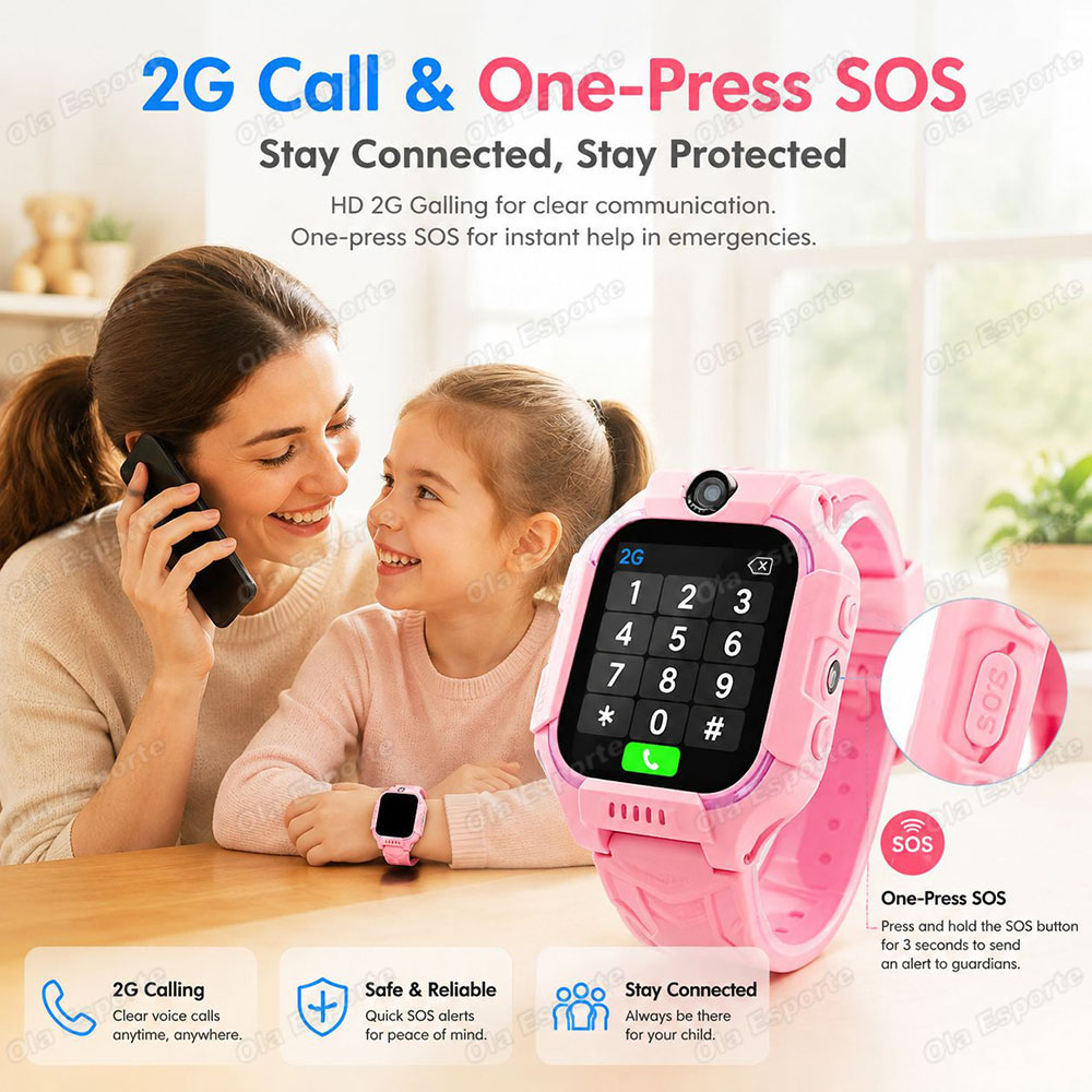 นาฬิกาอัจฉริยะสำหรับเด็ก 5G รุ - Android Smartwatch Accessories บทวิจารณ์และราคา