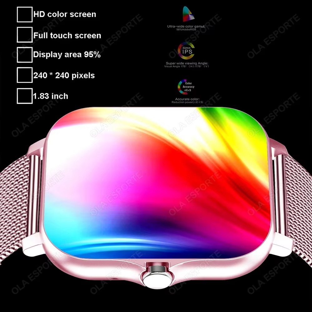 นาฬิกาอัจฉริยะมัลติฟังก์ชันรุ่ - Android Smartwatch Accessories บทวิจารณ์และราคา