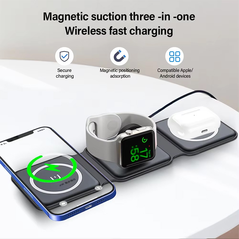 แท่นชาร์จแม่เหล็กพับได้ Univer - Wireless Charger Watch บทวิจารณ์และราคา