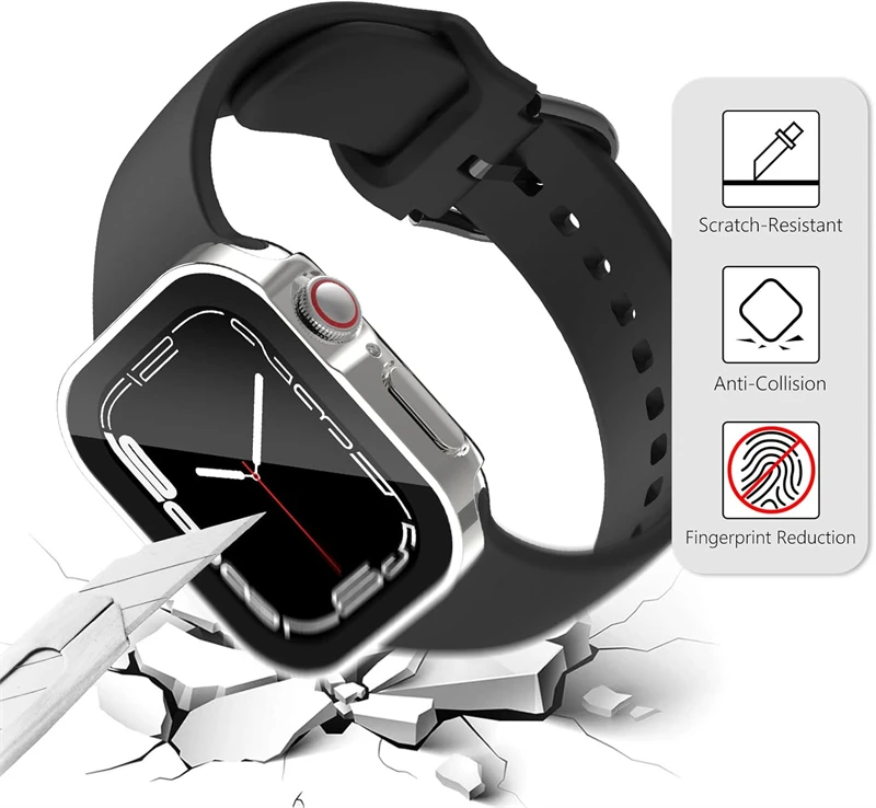 กันน้ํา Hard PC ป้องกันหน้าจอส - Watch Case Bumper บทวิจารณ์และราคา