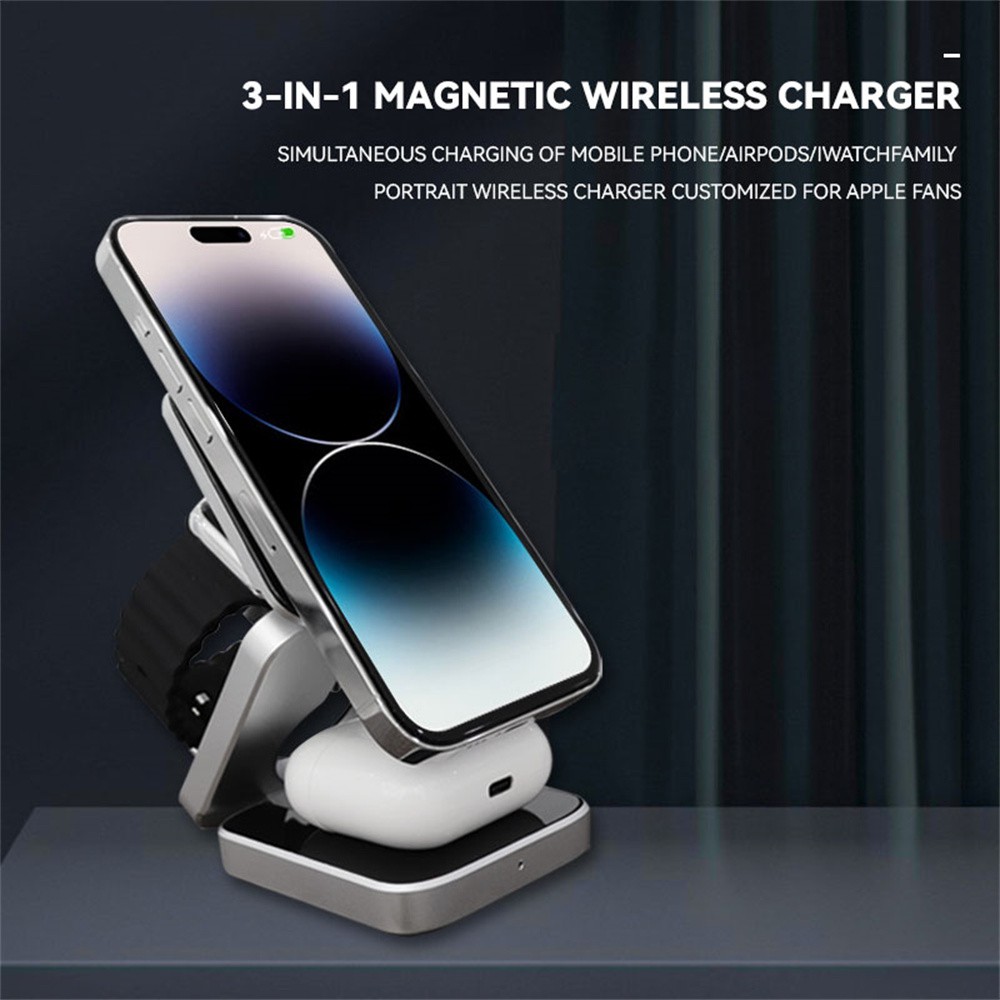 เครื่องชาร์จไร้สายแม่เหล็กแบบพ - Wireless Charger Watch บทวิจารณ์และราคา