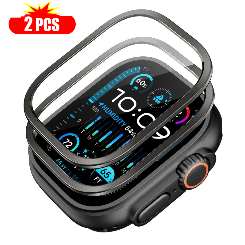 กระจกนิรภัย 2 ชิ้น สำหรับ Appl - Apple Smartwatch Accessories บทวิจารณ์และราคา
