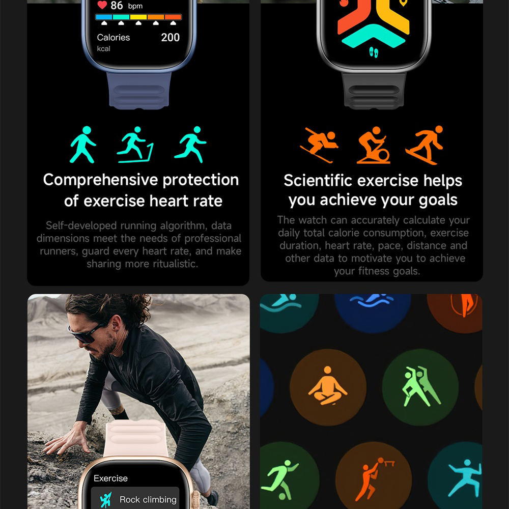 สมาร์ทวอทช์สำหรับกีฬา สำหรับผู - Smartwatch Custom บทวิจารณ์และราคา