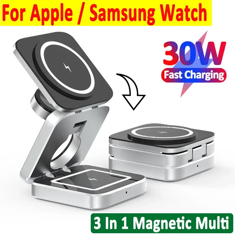 แท่นชาร์จไร้สายระบบแม่เหล็ก30W - Wireless Charger Watch บทวิจารณ์และราคา